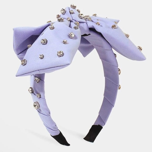 💚Studded rhinestone bow headbands - Picture 3 of 4